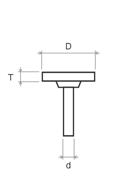 B号軸付（ヘソ付）